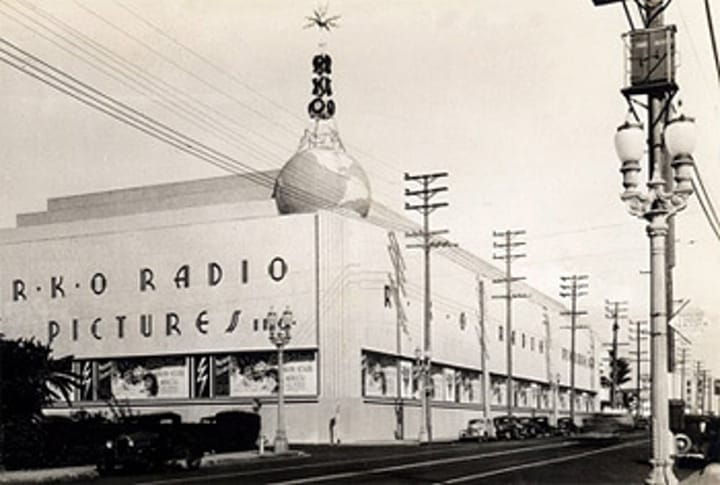 Photo of RKO Radio Pictures studio in Hollywood.